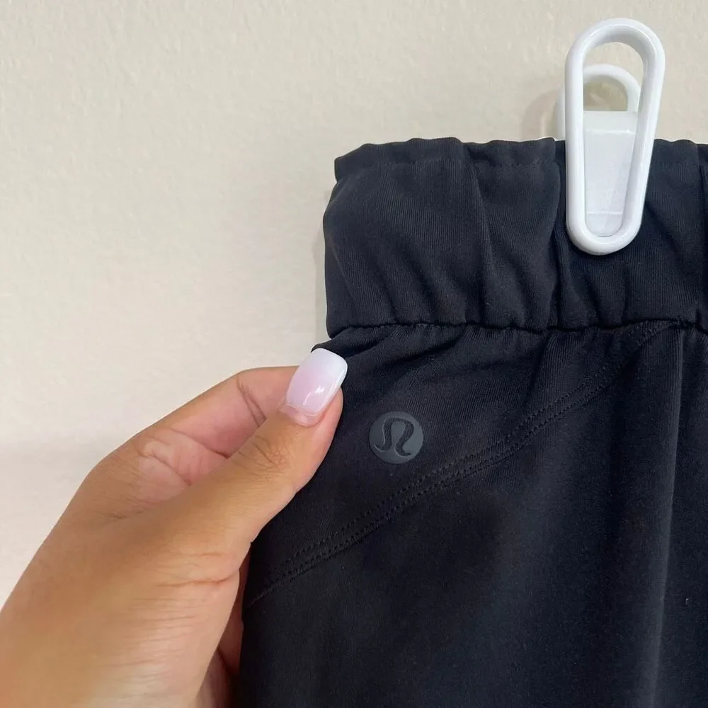 Lululemon Keep It Moving Black Pants High Rise 10 Women